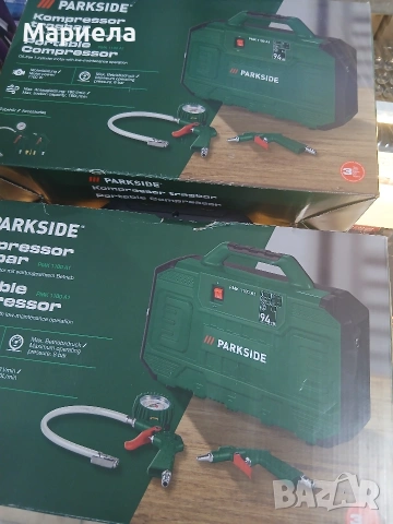 Преносим компресор Parkside PMK 1100 A1, 8 бара, 240V, 180 л/мин, снимка 11 - Други стоки за дома - 53974622