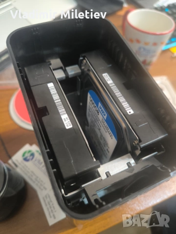 NAS D-Link DNS-320L + 2x500GB WD Blue – мрежово хранилище (2 Bay), снимка 4 - Друга електроника - 54674868
