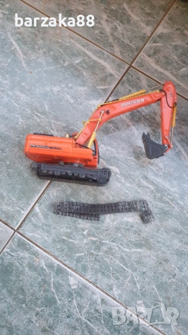 Стара играчка Багер DOOSAN, снимка 8 - Колекции - 54539546