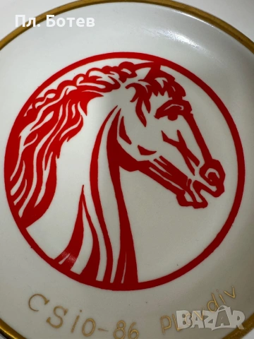 Рядка порцеланова чиния, снимка 3 - Колекции - 54037458