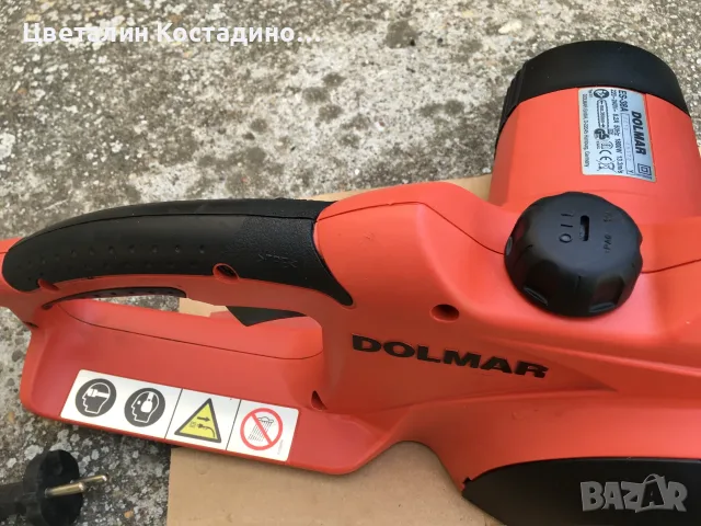 електрическа резачка Dolmar ES-38A, снимка 4 - Градинска техника - 55346790