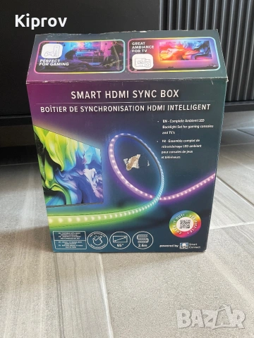 📺 LSC Smart HDMI Sync Box с RGBIC LED лента – Ambilight за телевизор, HDMI Sync