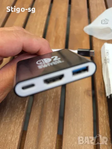 USB-C Hub за Nintendo Switch 2 – HDMI 4K + USB 3.0 + USB-C PD, снимка 3 - Nintendo конзоли - 55511684