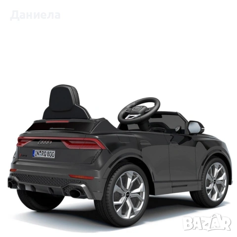 Детска акумулаторна кола Audi RS Q8 12V - Дистанционно управление, музика, LED светлини, снимка 4 - Детски велосипеди, триколки и коли - 55136326