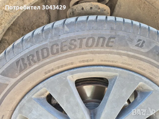 Джанти с гуми за Subaru Tribeca B10 / BRIDGESTONE TURANZA 6, снимка 3 - Гуми и джанти - 55427394