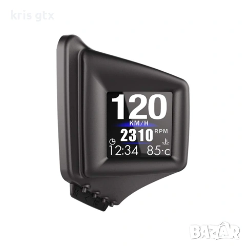 Head Up дисплей, автомобилен HUD P8, OBDII и GPS двойна система, снимка 12 - Аксесоари и консумативи - 54769184
