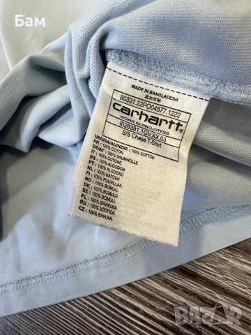 Оригинална мъжка тениска Carhartt Chase T-Shirt размер Л, снимка 5 - Тениски - 55048627