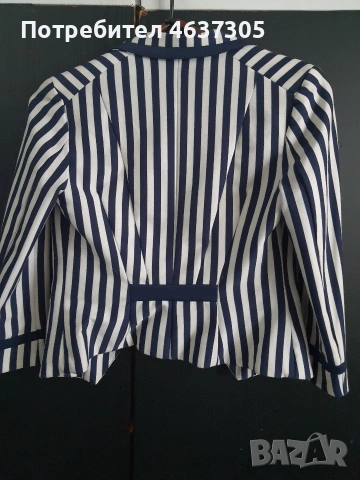 марково модерно сако на ивици, снимка 2 - Сака - 54049844