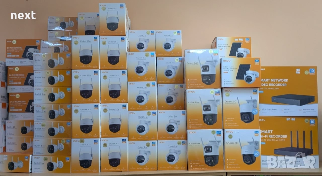 Нови Wi-Fi IP камери IMOU Bullet 3 2C, Cruiser 2 2C Dual SC 4G, Cell PT Lite, AOV PT 4G sim и NVR-N1