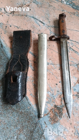 Оригинален австро-унгарски щик Mannlicher M1895 FGGY – ПСВ, снимка 2 - Ножове - 54727364