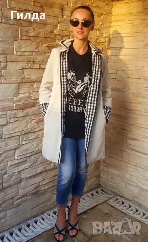 Max Mara тренчкот двулицев S, снимка 3 - Палта, манта - 55636550