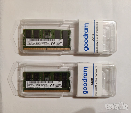 (32gb) 2х16gb DDR5 5600mhz - рам памет за лаптоп