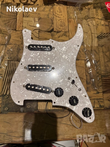 Pre-Wired Strat Pickguard , снимка 6 - Китари - 55259166