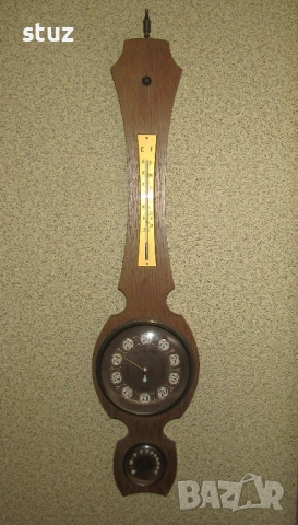 Троен уред за стена, барометър, влагомер и термометър