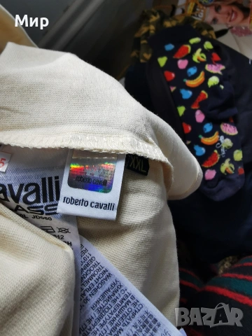 Тениска 100%памук .Roberto Cavalli, снимка 8 - Тениски - 54050124
