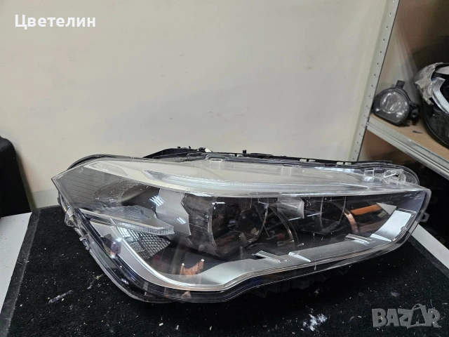 Десен фар BMW X1 F48 desen far бмв х1 ф48 LED, снимка 2 - Части - 54487765
