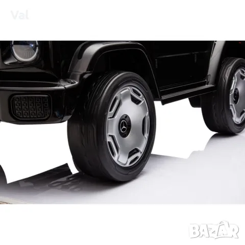 🚙 Акумулаторен джип Mercedes EQG Electric G-Class 12V с отварящи се врати меки гуми 4x4⚫️, снимка 16 - Електрически играчки - 55051280