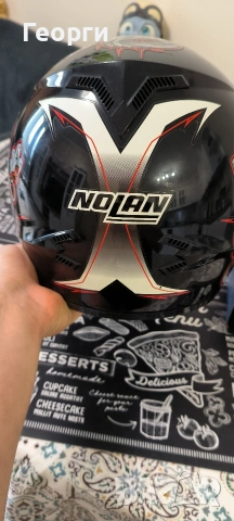 Каска Nolan N62 Dragon M-L, снимка 3 - Спортна екипировка - 55223048