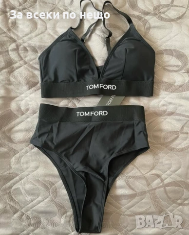 Tom Ford Дамски Черен Бански С 2 Части👙Дамски Бански С Две Части В Черен Цвят Том Форд Код DST1