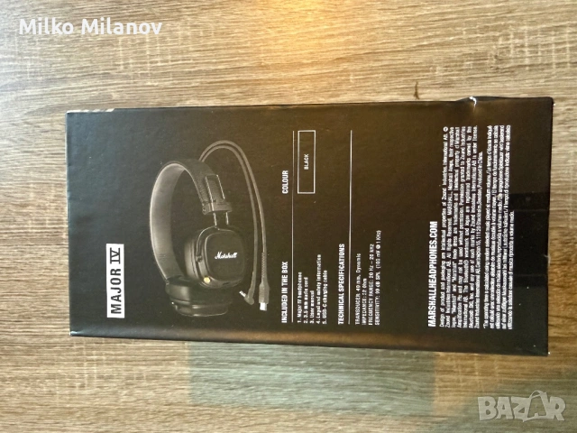 Marshall Major IV Нови, снимка 3 - Слушалки и портативни колонки - 54452453