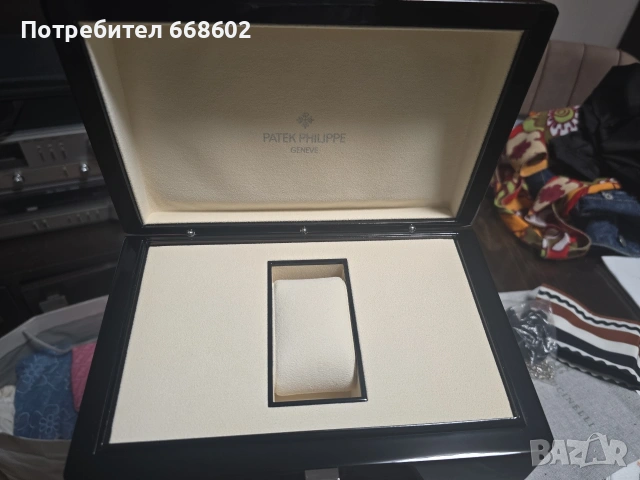 Оригинална кутия Patek Philippe Geneva – комплект с калъф и възглавничка, снимка 4 - Мъжки - 54231523