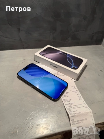 Iphone 16 Pro Black Titanium + гаранция, снимка 12 - Apple iPhone - 54381876