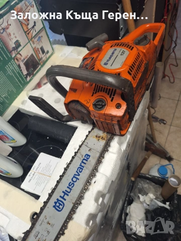 Бензинова резачка Husqvarna 137, снимка 4 - Градинска техника - 54224505