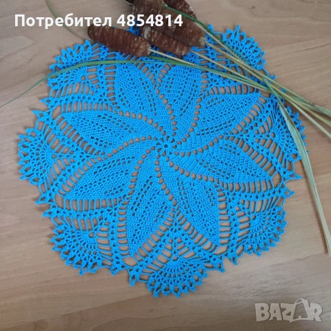 Салфетка, диаметр 25 см, снимка 3 - Други - 55179376