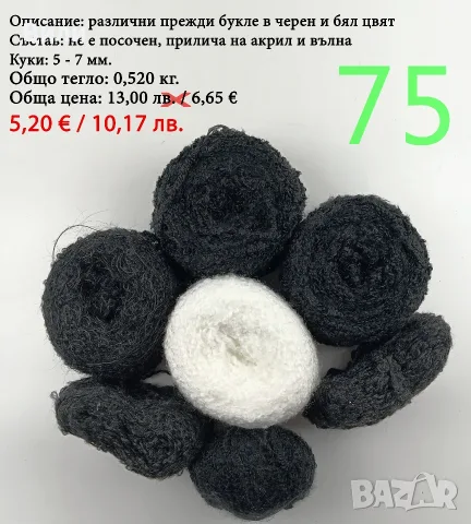 Евтини прежди в малки количества - нови и остатъци , снимка 10 - Други - 52042384