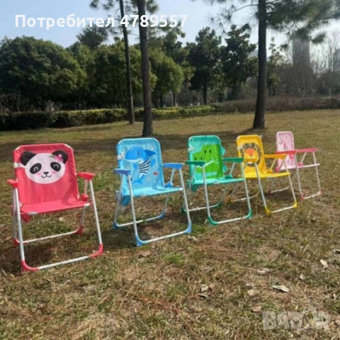 Детски сгъваем стол с чадър , снимка 4 - Други стоки за дома - 54304849