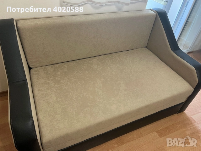 Двуместен диван с функция сън, снимка 2 - Дивани и мека мебел - 54327796