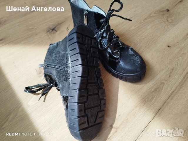 Нови кецове естествена кожа , снимка 4 - Детски маратонки - 54025052