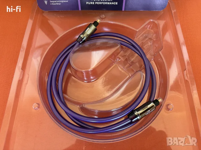 QED Performance Optical Digital Toslink Interconnect / Оптичен аудио кабел, снимка 2 - Ресийвъри, усилватели, смесителни пултове - 55472752