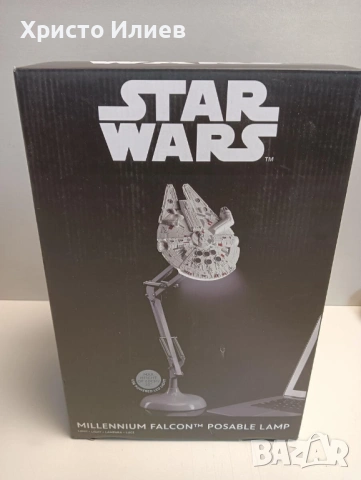 Настолна Лампа Star Wars Millenium Falcon 60 cm Paladone, снимка 7 - Настолни лампи - 54405165