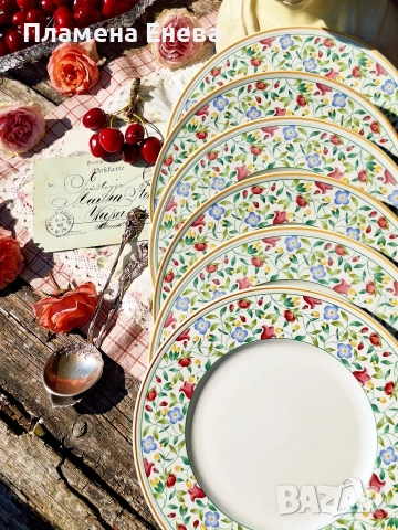 Villeroy & Boch 6 чинии , снимка 6 - Чинии - 54929090