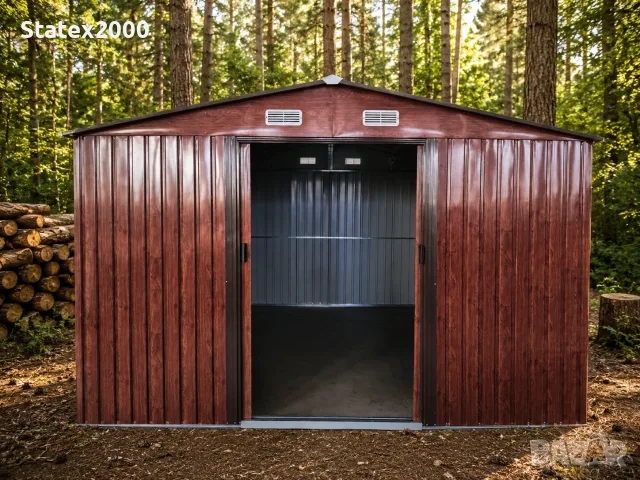 Градинска Барака ,стоманена,цвят антрацит, снимка 18 - Други - 46382410
