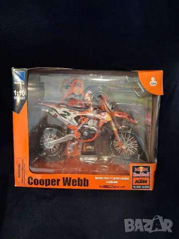 колекционерски метален модел на мотоциклет KTM 450 SX-F, снимка 5 - Други ценни предмети - 55523923