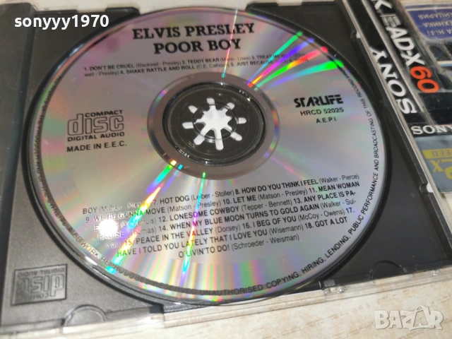 ELVIS PRESLEY CD-ВНОС GERMANY 0406261913H2E6R, снимка 5 - CD дискове - 54781996