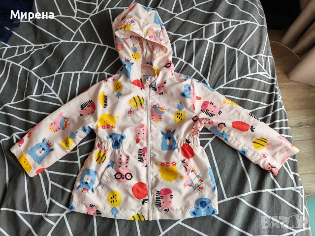 Пролетно-лятно яке с качулка LC Waikiki, размер 86-92, снимка 3 - Бебешки якета и елеци - 54051495