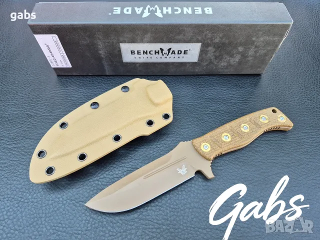 Нож Benchmade Fixed Adamas 375FE-1,Sibert Design,CPM CruWear ,фултанг, снимка 5 - Ножове - 55561457