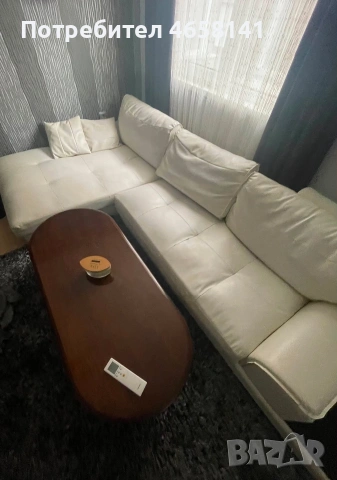 Продавам кожен диван, снимка 3 - Дивани и мека мебел - 55250220