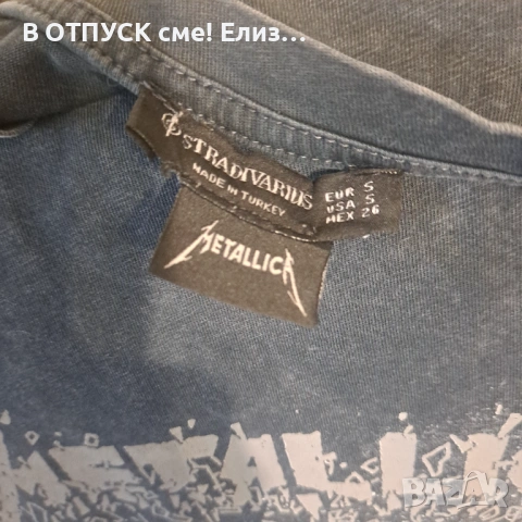Тениска Metallica лиценз , снимка 4 - Тениски - 54793840