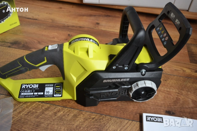 Акумулаторен безчетков верижен трион Ryobi 18V , снимка 5 - Други инструменти - 53841068