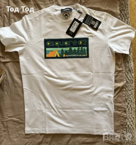 тениска Dsquared2 size L, снимка 7 - Тениски - 55604319