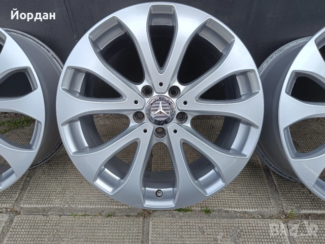 ОРИГИНАЛНИ джанти 18 ' цола 5x112 МЕРЦЕДЕС / MERCEDES E Klasse W213 8J ET43 + датчици, снимка 9 - Гуми и джанти - 54527731