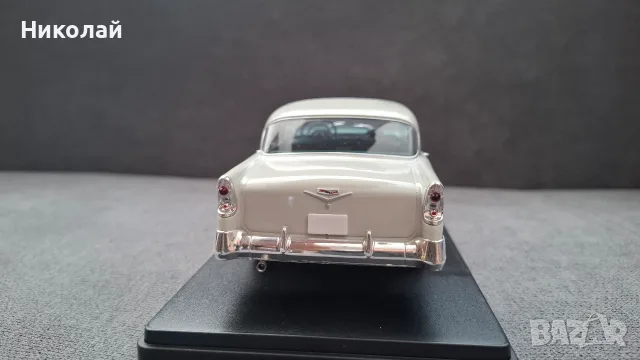 1956 Chevrolet Bel Air 1:24 Hachette/Salvat Diecast Колекционерски модел количка, снимка 6 - Колекции - 55474309