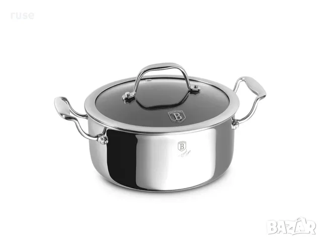 НОВИ! Тенджера с капак 24 см Berlinger Haus BH8509 Eternal, снимка 2 - Съдове за готвене - 55500283