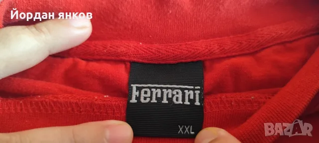 Винтидж оригинална тениска Ferrari F1 (1999 г.) – Размер XXL – Червена, снимка 5 - Тениски - 55367592