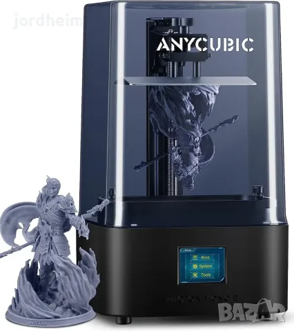 Resin 3d printer SLA. Смолен принтер , снимка 2 - Принтери, копири, скенери - 55655893