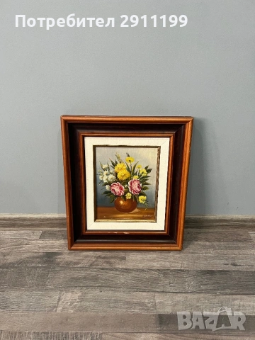 Маслена картина – цветя